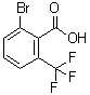 structure of CAS# 177420-64-3, 2-Bromo-6-(trifluoromethyl)benzoic acid;2-Bromo-6-trifluoromethylbenzoic acid