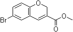 structure of CAS# 177496-79-6, Methyl 6-bromo-2H-benzopyran-3-carboxylate
