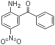 2-氨基-5-硝基二苯甲酮分子结构 (CAS 1775-95-7)