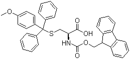 structure of CAS# 177582-21-7, Fmoc-S-(4-Methoxytrityl)-L-cysteine;Fmoc-Cys(Mmt)-OH