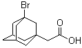 结构式 CAS# 17768-34-2, 3-溴-1-金刚烷乙酸