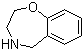 结构式 CAS# 17775-01-8, 2,3,4,5-四氢苯并[f][1,4]氧氮杂卓