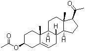 structure of CAS# 1778-02-5, Pregnenolone acetate;3beta-Acetoxy-5-pregnen-20-one; 5-Pregnen-3beta-ol-20-one acetate