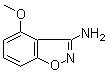 structure of CAS# 177995-40-3, 4-Methoxy-1,2-benzisoxazol-3-amine;3-Amino-4-methoxybenzo[d]isoxazole