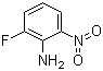 2-氟-6-硝基苯胺分子结构 (CAS 17809-36-8)