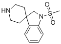 structure of CAS# 178261-41-1, 1-(Methylsulfonyl)spiro[indoline-3,4'-piperidine]