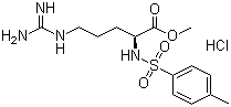 N-4-Tosyl-L-arginine methyl ester hydrochloride molecular structure (CAS 1784-03-8)