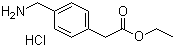 4-(Aminomethyl)phenylacetic acid ethyl ester hydrochloride molecular structure (CAS 17841-69-9)