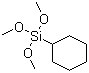 Cyclohexyltrimethoxysilane molecular structure (CAS 17865-54-2)
