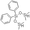 1,1,5,5-四甲基-3,3-二苯基三硅氧烷分子结构 (CAS 17875-55-7)