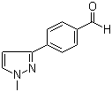 结构式 CAS# 179055-27-7, 4-(1-甲基-1H-吡唑-3-基)苯甲醛