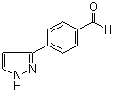 structure of CAS# 179057-29-5, 4-(1H-Pyrazol-3-yl)benzaldehyde