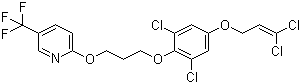 structure of CAS# 179101-81-6, Pyridalyl;2-[3-[2,6-Dichloro-4-[(3,3-dichloro-2-propen-1-yl)oxy]phenoxy]propoxy]-5-(trifluoromethyl)pyridine
