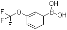 structure of CAS# 179113-90-7, 3-Trifluoromethoxyphenylboronic acid;3-(Trifluoromethoxy)phenylboronic acid