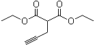 structure of CAS# 17920-23-9, 2-(Propargyl)malonic acid diethyl ester;Diethyl (prop-2-ynyl)malonate; Diethyl 2-propargylmalonate; Diethyl propargylmalonate; NSC 28575