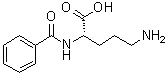 structure of CAS# 17966-71-1, N2-Benzoyl-L-ornithine;N2-Benzoyl-L-ornithine; Nalpha-Benzoyl-L-ornithine; Nalpha-Benzoylornithine
