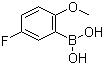 结构式 CAS# 179897-94-0, 5-氟-2-甲氧基苯硼酸