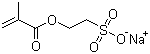 结构式 CAS# 1804-87-1, 甲基丙烯酸 2-乙磺酸酯钠盐