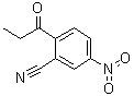 结构式 CAS# 1804177-30-7, 5-硝基-2-(1-氧代丙基)苯甲腈