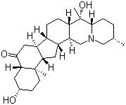 结构式 CAS# 18059-10-4, 贝母素乙; 贝母乙素