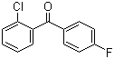 2-氯-4'-氟二苯甲酮分子结构 (CAS 1806-23-1)