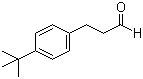 structure of CAS# 18127-01-0, 3-(4-tert-Butylphenyl)propanal;3-(4-tert-Butylphenyl)propionaldehyde; Bourgeonal