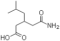 结构式 CAS# 181289-15-6, 3-(氨甲酰甲基)-5-甲基己酸