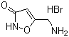 structure of CAS# 18174-72-6, Muscimol hydrobromide;5-(Aminomethyl)-3(2H)-isoxazolone hydrobromide