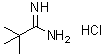 structure of CAS# 18202-73-8, tert-Butylcarbamidine hydrochloride;2,2-Dimethylpropionimidamide hydrochloride; Pivalimidamide hydrochloride; tert-Butanecarboximidamide hydrochloride; tert-Butylamidinium chloride