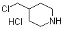 structure of CAS# 1822-61-3, 4-(Chloromethyl)piperidine hydrochloride
