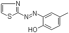 2-(2-Thiazolylazo)-p-cresol molecular structure (CAS 1823-44-5)