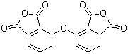structure of CAS# 1823-59-2, Bis-(3-phthalyl anhydride) ether;4,4'-Oxydiphthalic anhydride