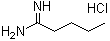 structure of CAS# 18257-46-0, Pentanamidine hydrochloride;Butylamidine hydrochloride; Pentanamidine hydrochloride; Valeramidine hydrochloride