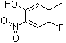 结构式 CAS# 182880-62-2, 4-氟-5-甲基-2-硝基苯酚
