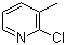 2-Chloro-3-picoline molecular structure (CAS 18368-76-8)