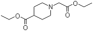 structure of CAS# 1838-39-7, Ethyl 4-(ethoxycarbonyl)piperidine-1-acetate;4-[Ethoxycarbonyl]-1-piperidineacetic acid ethyl ester