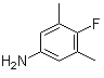 结构式 CAS# 1840-27-3, 4-氟-3,5-二甲基苯胺