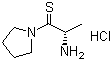 结构式 CAS# 184360-52-9, (S)-2-氨基-1-(吡咯烷-1-基)丙-1-硫酮盐酸盐