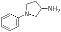 结构式 CAS# 18471-41-5, 1-苯基吡咯烷-3-胺