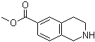 结构式 CAS# 185057-00-5, 1,2,3,4-四氢异喹啉-6-羧酸甲酯