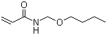 structure of CAS# 1852-16-0, N-(Butoxymethyl)acrylamide