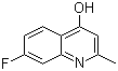 7-Fluoro-2-methylquinolin-4-ol molecular structure (CAS 18529-03-8)