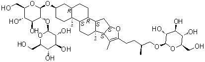Anemarsaponin C molecular structure (CAS 185432-00-2)
