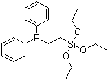 structure of CAS# 18586-39-5, 2-(Diphenylphosphino)ethyltriethoxysilane