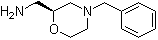 结构式 CAS# 186293-55-0, (S)-2-(氨基甲基)-4-苄基吗啉