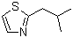 structure of CAS# 18640-74-9, 2-Isobutylthiazole;2-(2-Methylpropyl)-thiazole