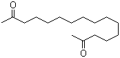 结构式 CAS# 18650-13-0, 2,15-十六烷二酮