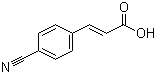 structure of CAS# 18664-39-6, 4-Cyanocinnamic acid;3-(4-Cyanophenyl)acrylic acid