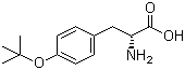 structure of CAS# 186698-58-8, O-tert-Butyl-D-tyrosine;H-D-Tyr(tBu)-OH