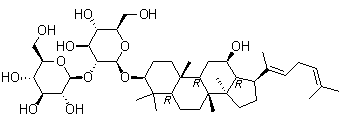 结构式 CAS# 186763-78-0, 人参皂苷 Rg5